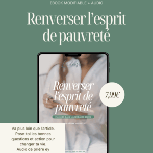 WORKBOOK RENVERSER L'ESPRIT DE PAUVRETÉ